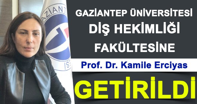 Prof. Dr. Erciyas, Diş Hekimliği Dekanlığı görevine asaleten atandı