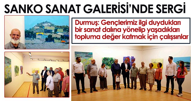 Ressam Haydar Durmuş 55’inci kişisel sergisini açtı