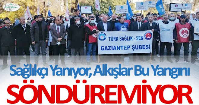 Sağlıkçı Yanıyor, Alkışlar Bu Yangını Söndüremiyor