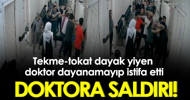 Sağlıkta şiddet! Acil doktorunu koridor boyunca darp ettiler