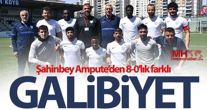 Şahinbey Ampute’den 8-0'lık farklı galibiyet