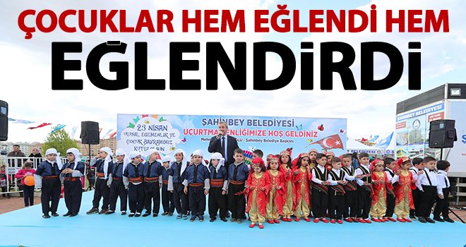 Şahinbey Belediyesi'nden çocuklara uçurtma...