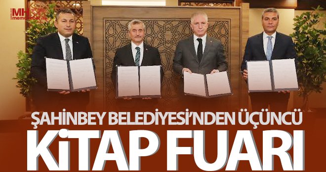 Şahinbey'de son 6 ayda 3. büyük kitap fuarı heyecanı