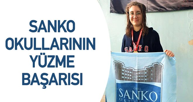 SANKO Okulları yüzücüsünden birincilik!