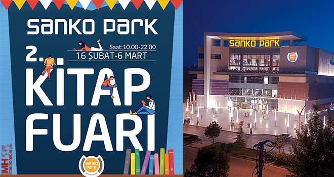 SANKO park alışveriş merkezi 2’nci kitap fuarı başlıyor 