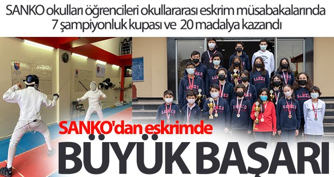 SANKO'dan eskrimde büyük başarı