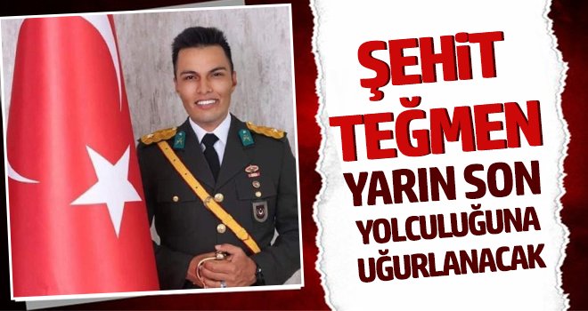 Şehit köyünde son yolculuğuna uğurlanacak