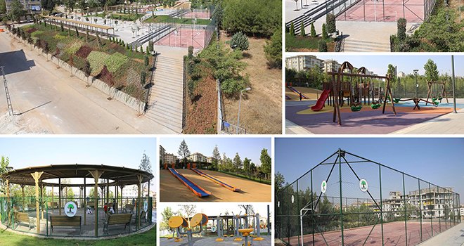 Şehitkamil'den 8 bin 536 metrekarelik nitelikli park