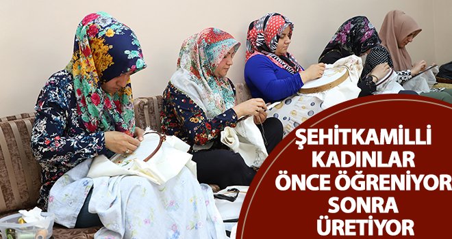 Şehitkamil'in el beceri kurslarına yoğun ilgi