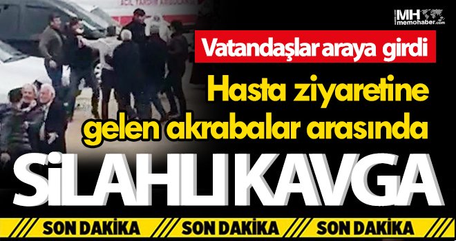 Silahlı kavgada kan akmasını vatandaşlar önledi