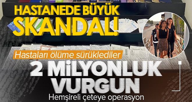 Skandal! Kamu hastanesini 2 milyon lira zarara uğratanlara operasyon