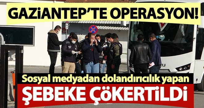 Sosyal medyadan dolandırıcılık yapanlara operasyo