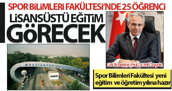 Spor Bilimleri Fakültesi yeni eğitim ve öğretim yılına hazır