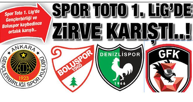 Spor Toto 1. Lig’de puan kaybı sebebiyle zirveyi karıştırdı