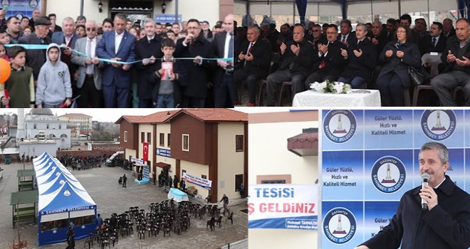 Tahmazoğlu, sosyal tesisi ve taziye evinin açılışını gerçekleştirdi