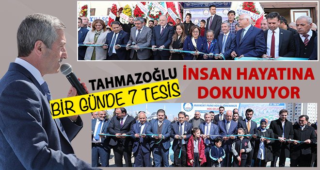 Tahmazoğlu, sosyal tesis ağında rekora koşuyor!