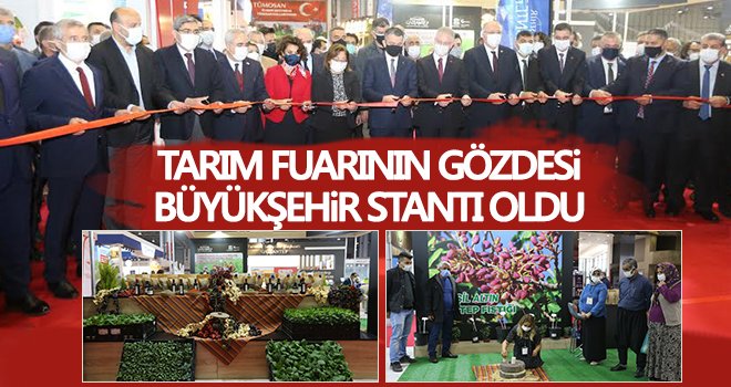 Tarım Fuarının gözdesi Büyükşehir standı oldu