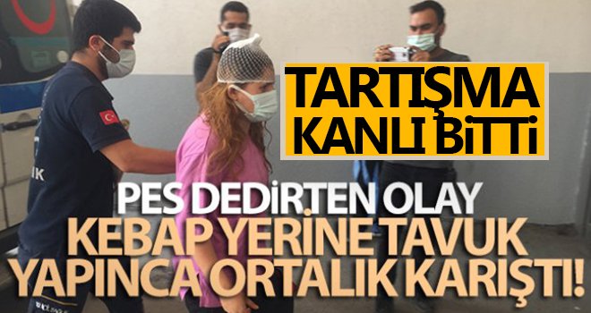 Tavuk yemeği tartışması kanlı bitti, gelin kayınpederini bıçakladı