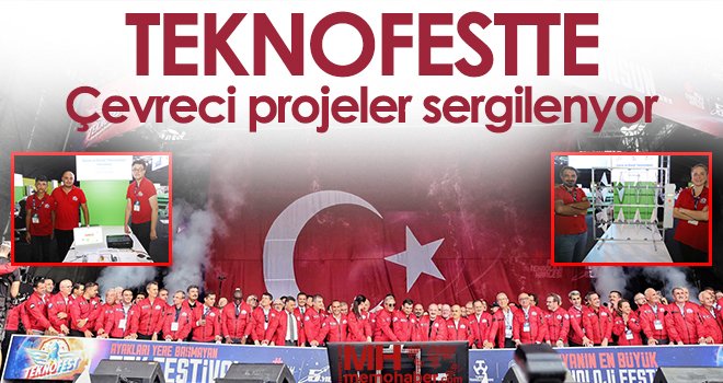 Teknofestte çevreci projeler sergileniyor