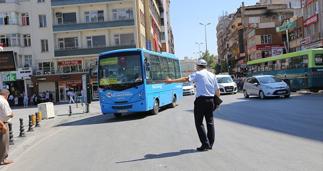 Toplu taşıma araçlarında klima denetimi yaptı