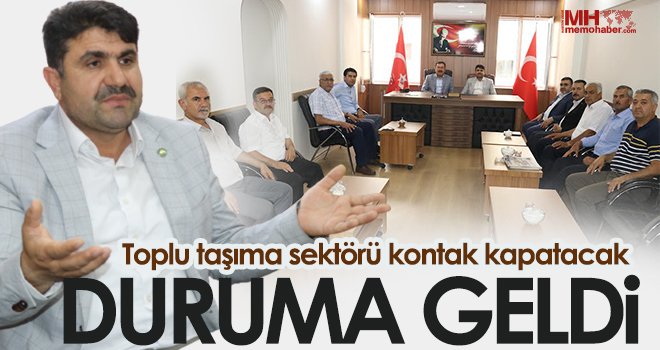 Toplu taşıma sektörü kontak kapatacak duruma geldi