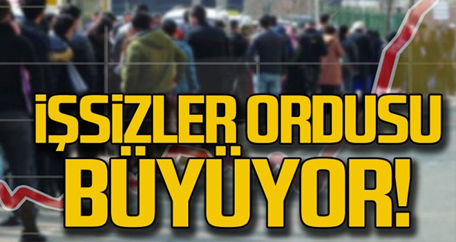 TÜİK açıkladı! İşsizler ordusu büyüyor!