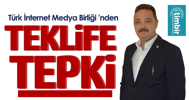 Türk İnternet Medya Birliği ’nden teklife tepki