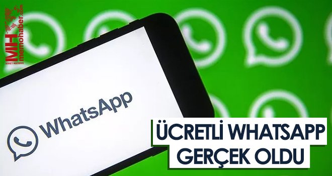 Ücretli WhatsApp gerçek oldu...