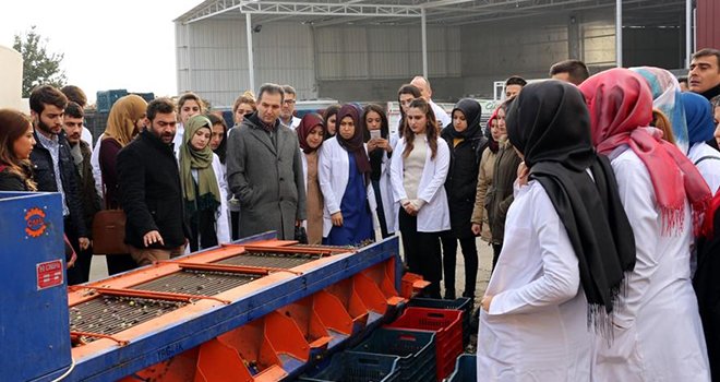 Üniversite sanayi işbirliğinde öğrenciler sahaya indi