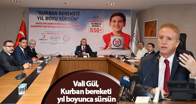 Vali Gül, Gaziantepli hayırseverlere çağrıda bulundu