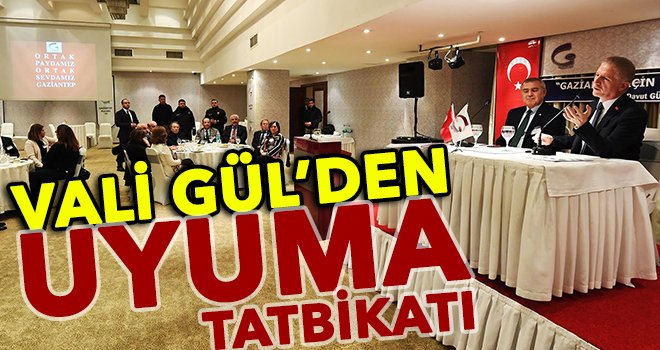 Vali Gül'den 'UYUMA’ mesajı!..