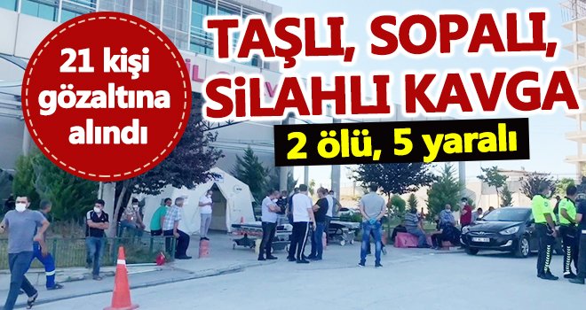 Valilikten taşlı, sopalı, silahlı aile kavgasıyla ilgili açıklama!