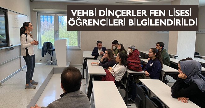 Vehbi Dinçerler Fen Lisesi'nden Sanko Üniversitesi’ne ziyaret