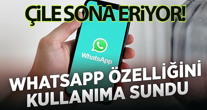 WhatsApp yeni özelliğini duyurdu