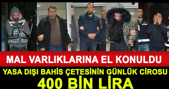 Yasa dışı bahis operasyonu: 107 gözaltı