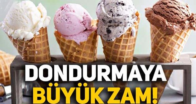 Yaz aylarının vazgeçilmezi dondurmaya zam geldi