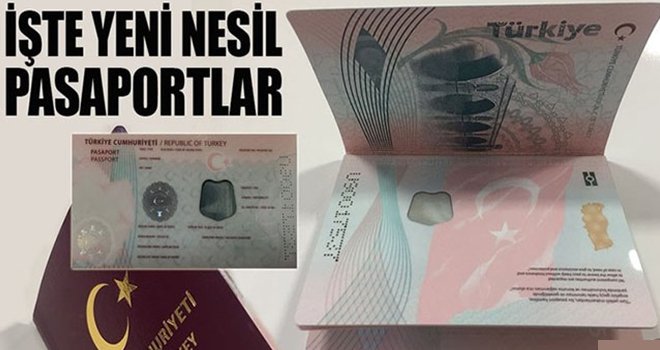 Yeni nesil pasaportlar görücüye çıktı