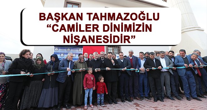 Yeniköy Mahallesi’ndeki cami hizmete açıldı