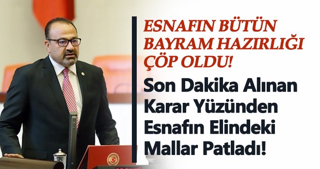 Yılmazkaya: Mallar Ellerinde Patladı!