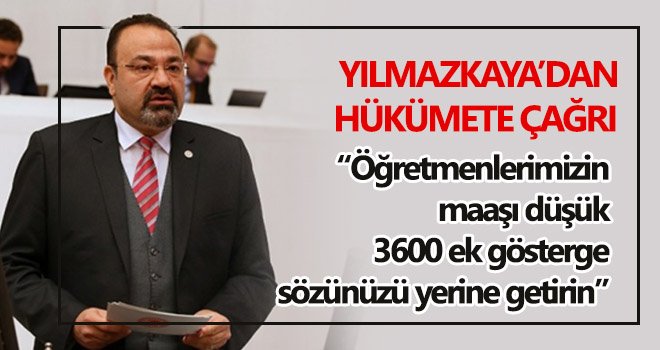 Yılmazkaya’dan çiçeği burnundaki Milli Eğitim Bakanına uyarı!