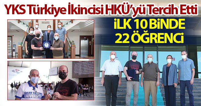 YKS Türkiye İkincisi HKÜ’yü Tercih Etti