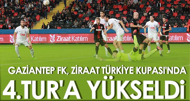 Ziraat Türkiye Kupası: Gaziantep FK: 4 - Sarıyer: 0