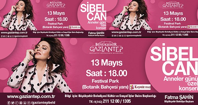 Sibel Can Gaziantepli hayranlarıyla buluşuyor