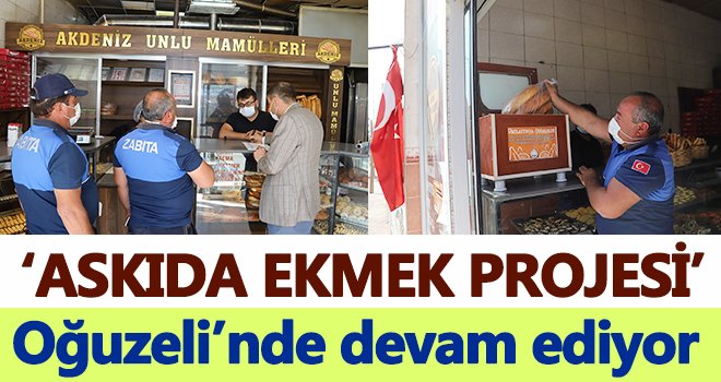  ‘Askıda ekmek projesi’ Oğuzeli’nde devam ediyor