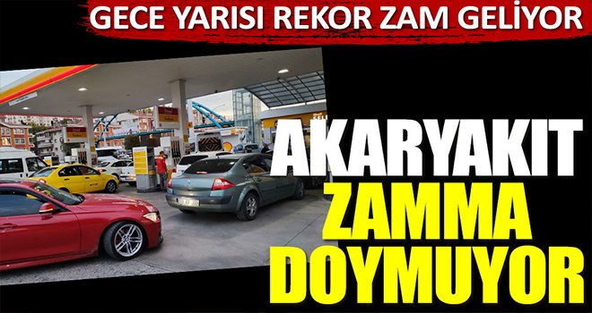  Benzin ve motorine zam!