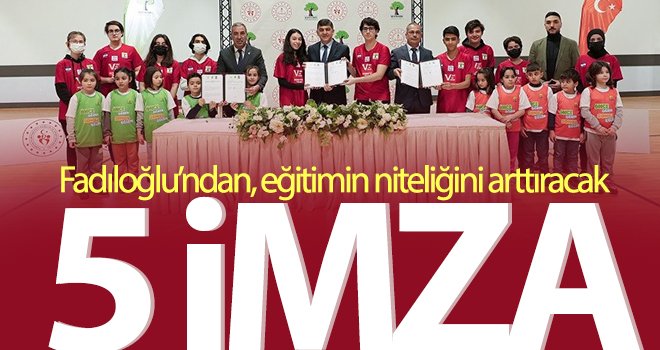  Fadıloğlu: Eğitimin her noktasına destek vermeye devam ediyoruz
