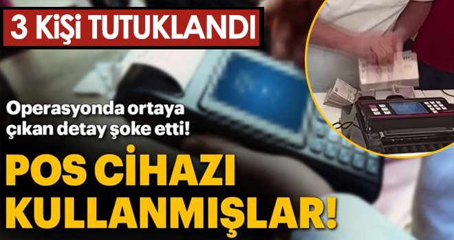  Gaziantep’te pos tefecilerine operasyonu: 3 kişi tutuklandı