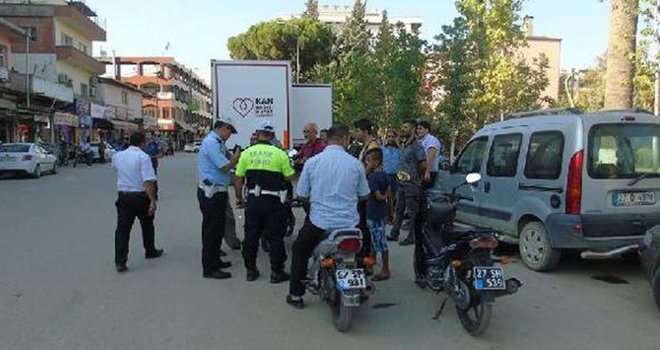  İslahiye'de polisten motosiklet denetimi