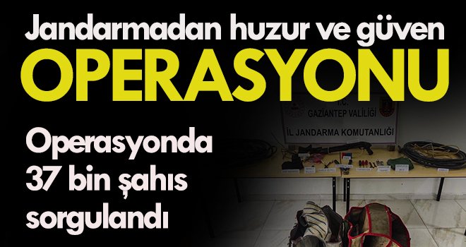  Operasyon sonucu 13 şahıs tutuklandı