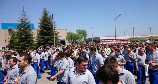 Ford Otosan İnönü Fabrikasında İş Bırakma Eylemi (2)